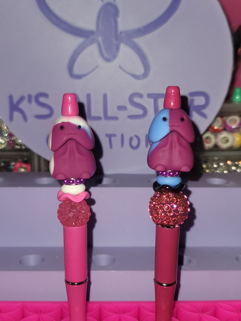 NWT- Custom Richard Pens - Purple & Blue Accent- Individually Sold